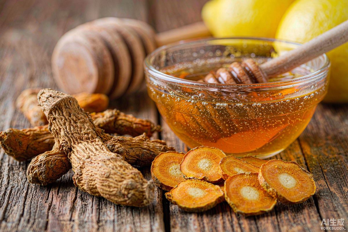 Ginger, turmeric and honey, traditional anti-inflammatory ingredients