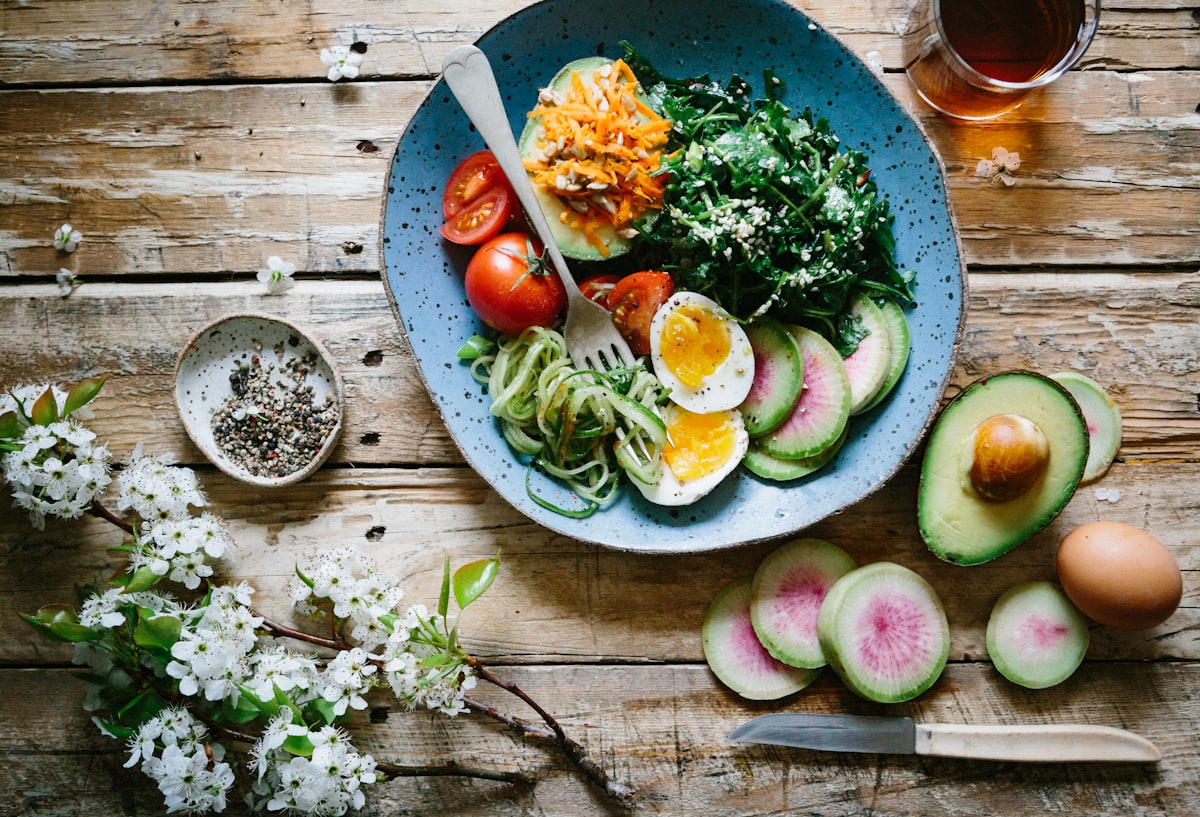 Fresh produce for healthy eating